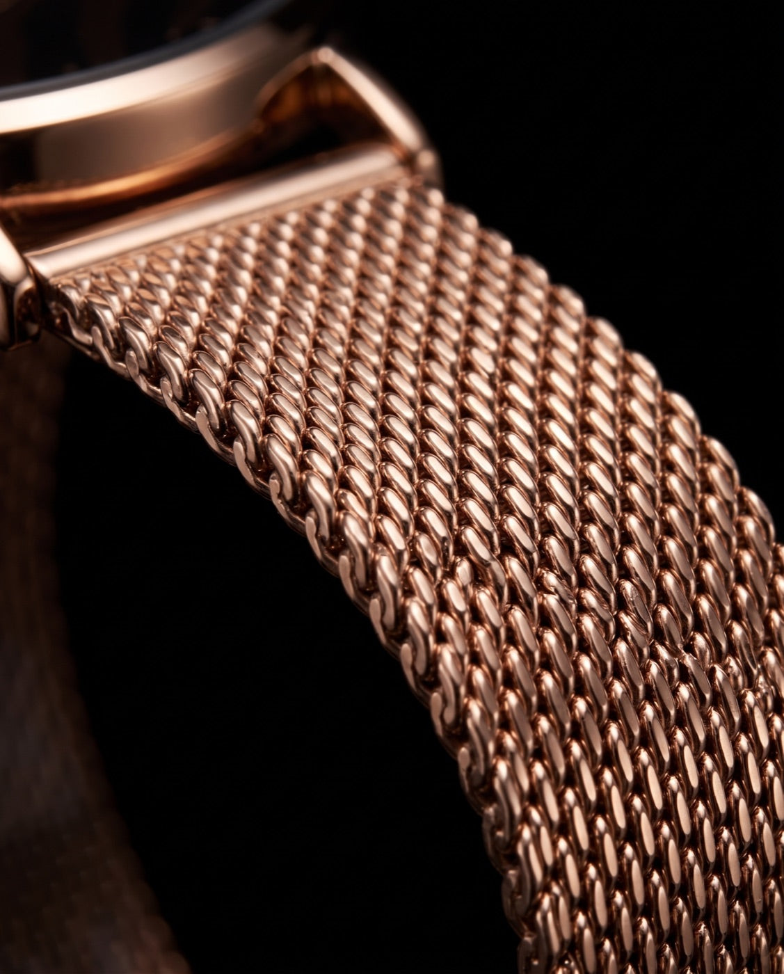 Liebestakt Wild Heart – Mesh-Armband Detail
